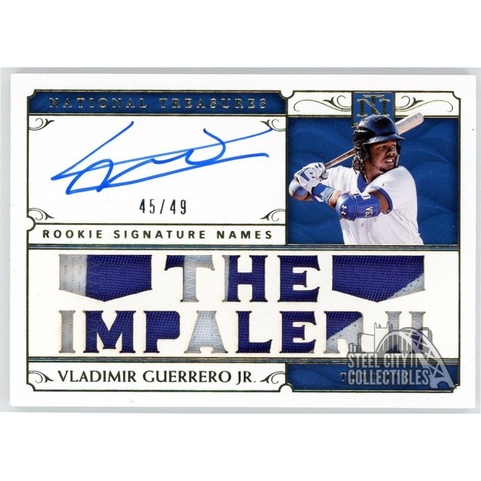 Vladimir Guerrero Jr. 2019 Panini National Treasures Gold RC