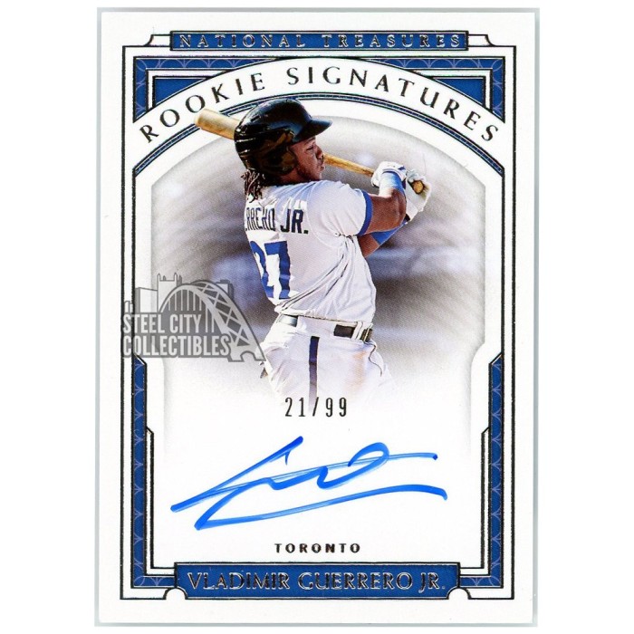 Vladimir Guerrero Jr 2019 Panini National Treasures Rookie