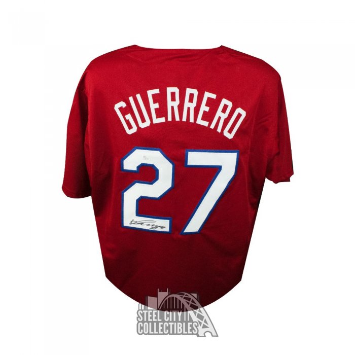 Vladimir Guerrero Autographed Montreal Expos Custom Blue Baseball Jersey -  PSA/DNA COA