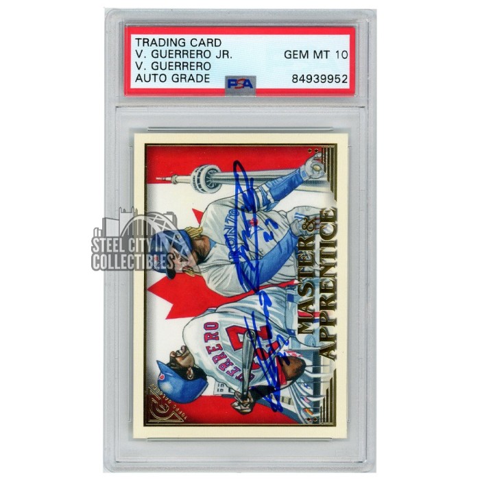 Vladimir Guerrero Jr/Vladimir Guerrero Sr 2019 Topps Gallery