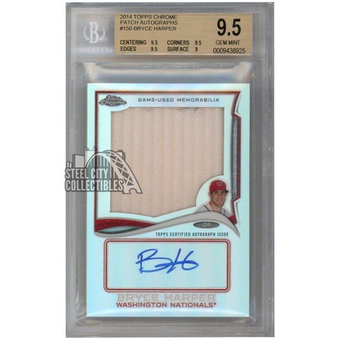 正規品販売！ Chrome Topps 2014 Harper Bryce Game-Used Patch Jersey その他
