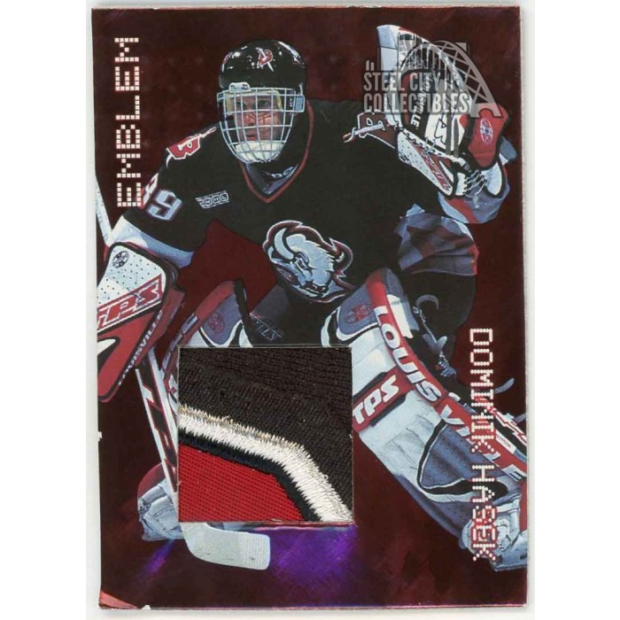 Dominik Hasek 1998-99 In The Game Be A Player Emblem Card #E-05