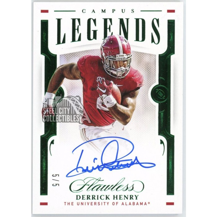 Derrick Henry 2021 Panini Flawless Collegiate Campus Legends