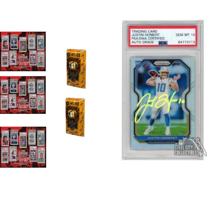 2023 Gold Rush Perfect Penmanship Football 3Box, 2022 Panini Gold