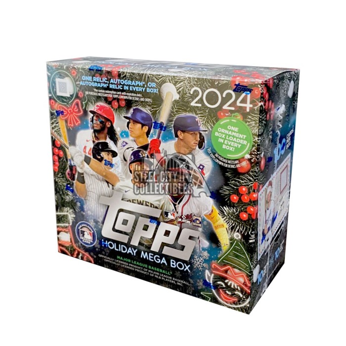 2024 Topps Holiday Baseball Mega Box | Steel City Collectibles