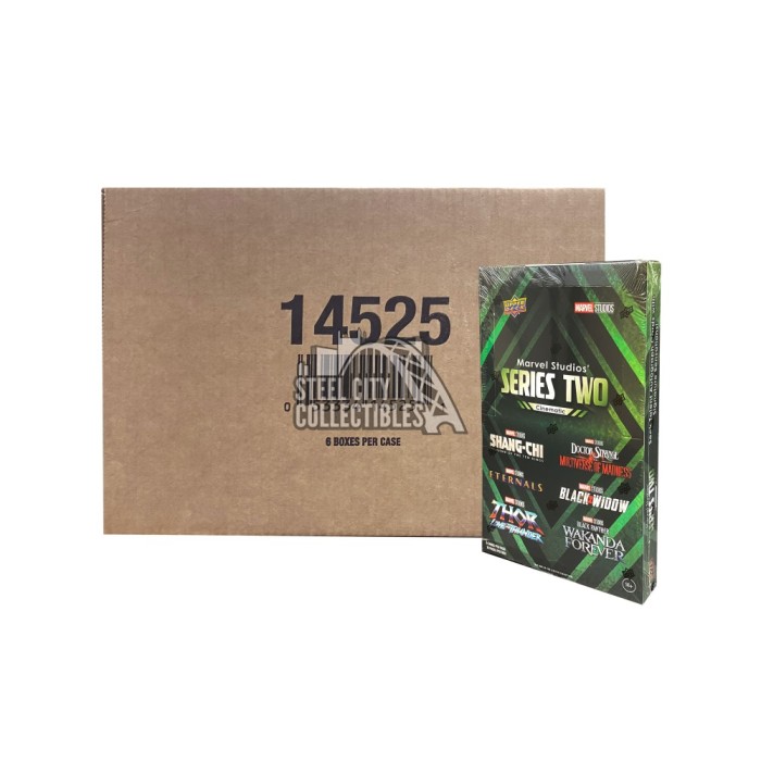 2024 Upper Deck Marvel Studios Series 2 Hobby 6-Box Case