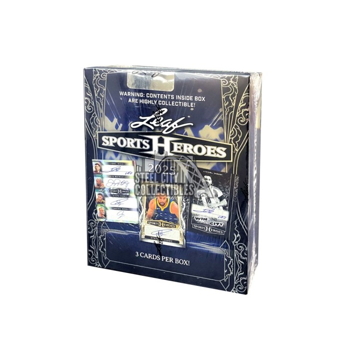 2025 Leaf Metal Sports Heroes Hobby Box | Steel City Collectibles