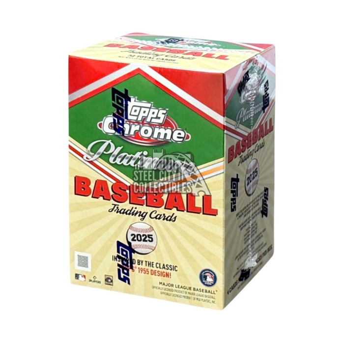 2025 Topps Chrome Platinum Baseball Blaster Box | Steel City