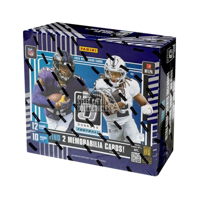 2025 Panini Donruss Optic Football Hobby Preferred Box | Steel