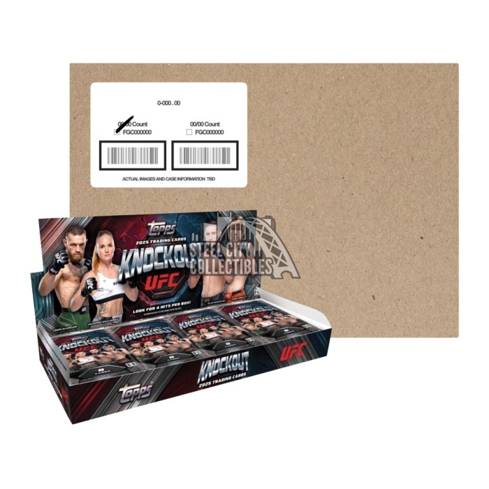 topps box 2021 未開封 2025 Topps Knockout UFC Hobby 8-Box Case | Steel City
