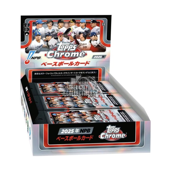 2025 Topps NPB Chrome Baseball Hobby Box | Steel City Collectibles
