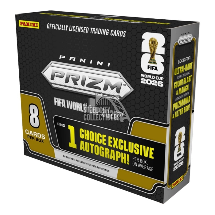 2026 Panini Prizm FIFA World Cup Soccer Choice Box | Steel City