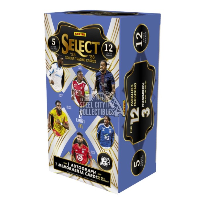 PANINI SELECT SOCCER プリシッチ 2025-26 Panini Select Ligue 1 Soccer H2 Box | Steel City Collectibles