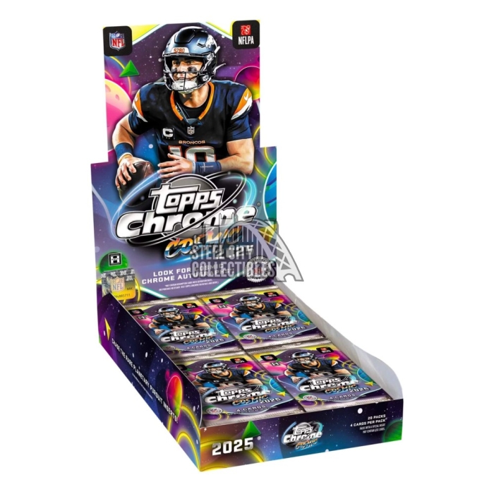 2025 Topps Cosmic Chrome Football Hobby Box | Steel City Collectibles