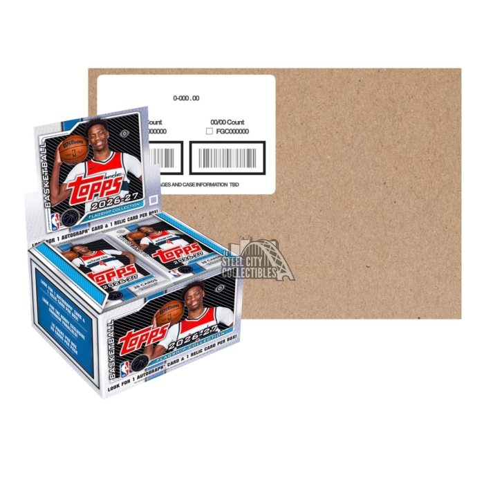 2026-27 Topps Basketball Jumbo Hobby 6-Box Case | Steel City
