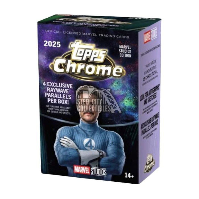 2025 Topps Marvel Studios Chrome Blaster Box | Steel City Collectibles