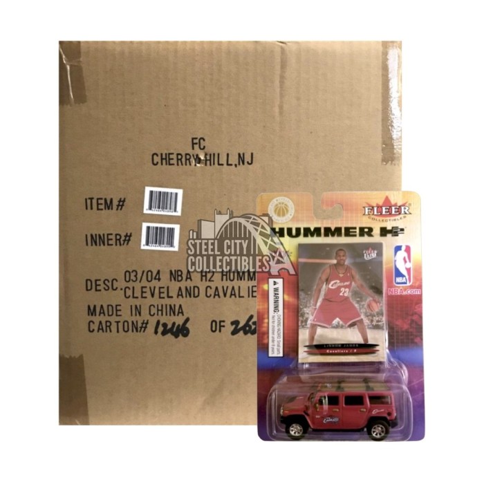 lebron james rookie card with hummer