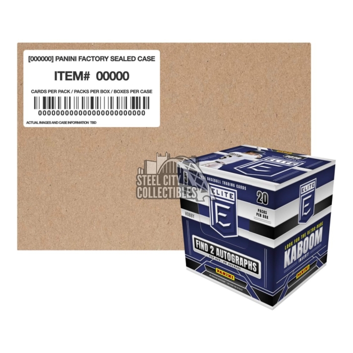 2026 Panini Donruss Elite Baseball Hobby 12-Box Case | Steel City