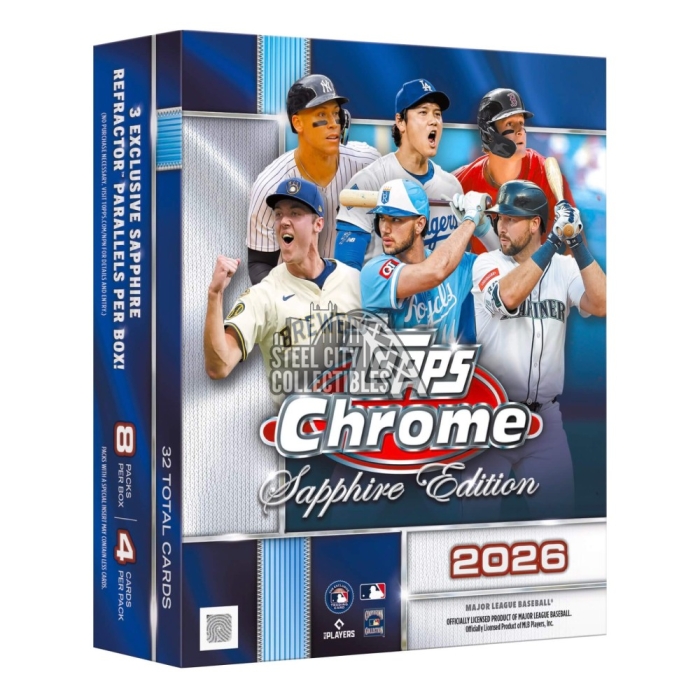 2026 Topps Chrome Baseball Sapphire Edition Box | Steel City