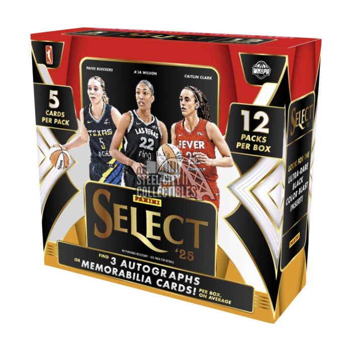 2025 Panini Select WNBA Basketball Hobby Box Steel City Collectibles
