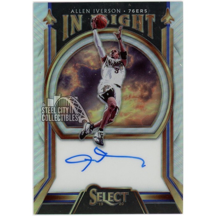 その他 2013 PANINI PINNACLE ALLEN IVERSON PSA9 Panini Allen Iverson Basketball Autographed Sports Trading
