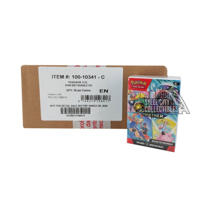 Pokemon Scarlet & Violet Journey Together Booster Bundle 25