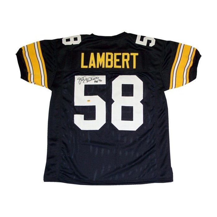 JACK LAMBET Unsigned Custom Pittsbugh Sewn New Football