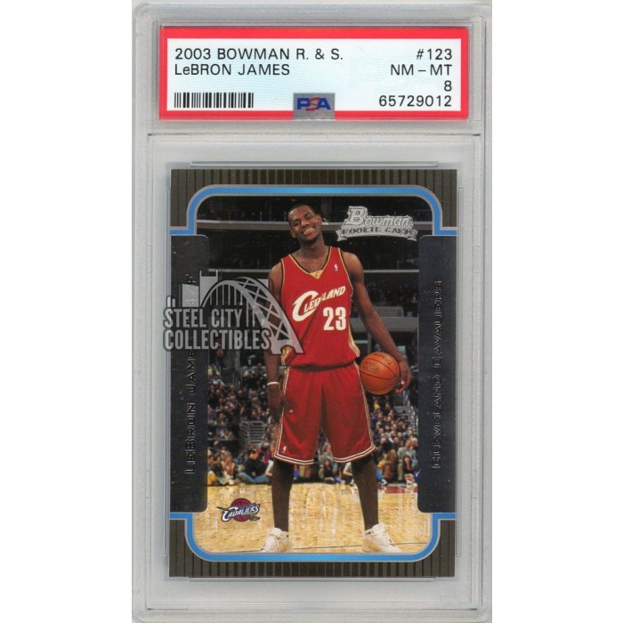 その他 2003 Bowman Lebron James RC #123 NBA LeBron James 2003 Bowman #123 Chrome - Refractor /300 Price Guide