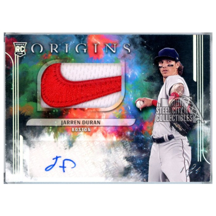 Jarren Duran 2022 Panini Chronicles Origins Autograph Rookie