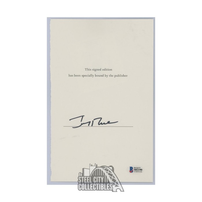 Jerry Rice Autographed Book Page BAS Steel City Collectibles