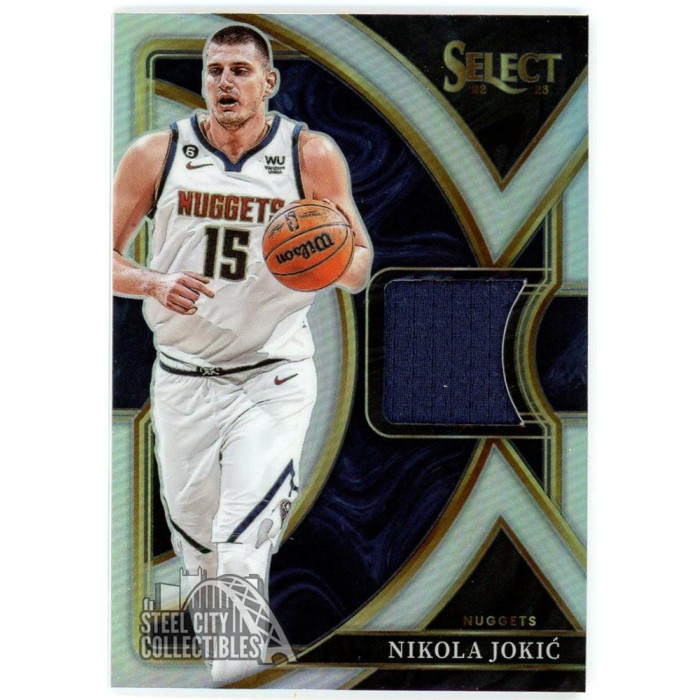 Nikola Jokic 2022-23 Panini Select Selective Swatches Prizm Patch