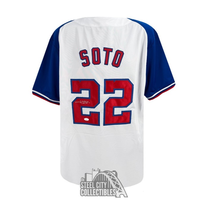 Juan Soto Autographed Dominican Republic Custom Baseball Jersey