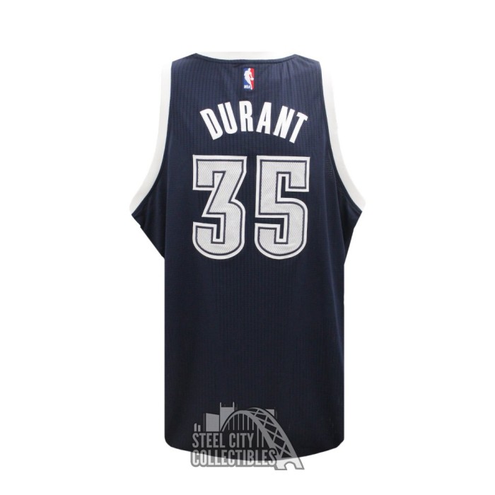 2015-2016 Kevin Durant Game Used Oklahoma City Basketball Jersey - Memorabilia Expert LOA 