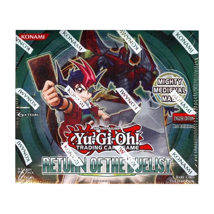 Konami Yu Gi Oh Return Of The Duelist 1st Edition Booster Box Steel City Collectibles Konami Yu Gi Oh Return Of The Duelist 1st Edition Booster Box Steel City Collectibles