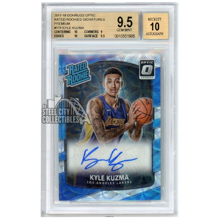 【RC】donruss／next day auto kuzma クーズマサイン RC】donruss／next day auto kuzma クーズマサイン