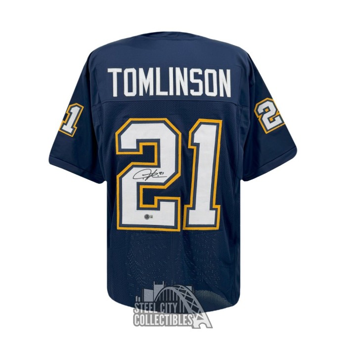 LaDainian Tomlinson Autographed San Diego Custom Navy Football