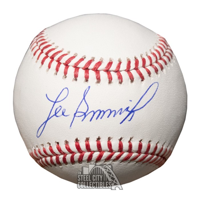 Lee Smith Chicago Cubs Boston Red Sox signed baseball COA proof autographed