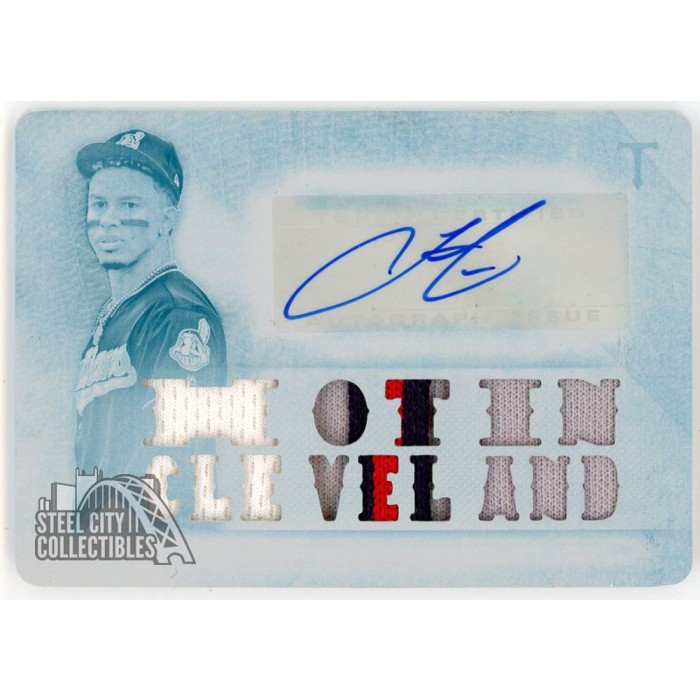 Francisco Lindor 2018 Topps Triple Threads Patch Autograph White Whale ...