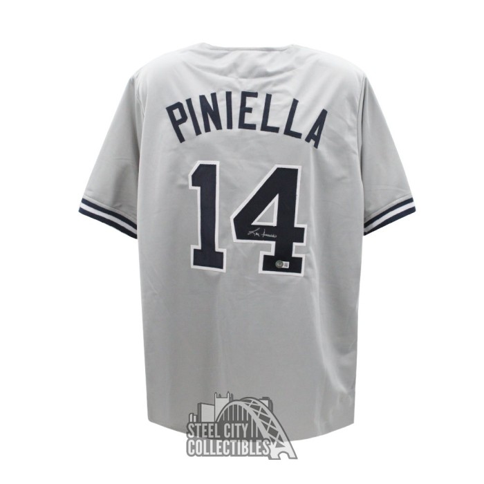 Lou Piniella Autographed New York Custom Gray Baseball Jersey