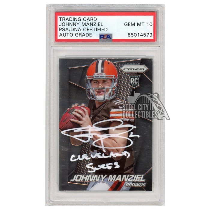 Johnny Manziel 2014 Panini Prizm Autograph 