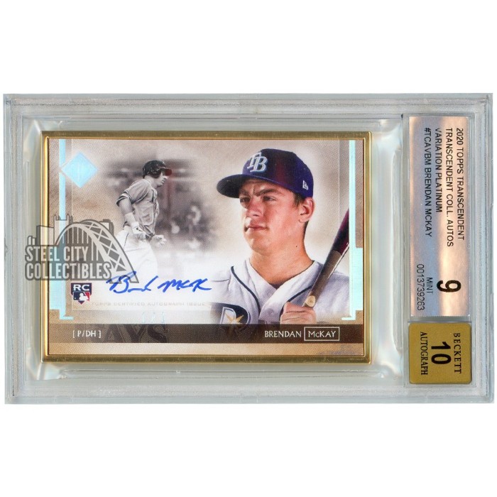 Brendan McKay 2020 Topps Transcendent Variation Platinum Rookie
