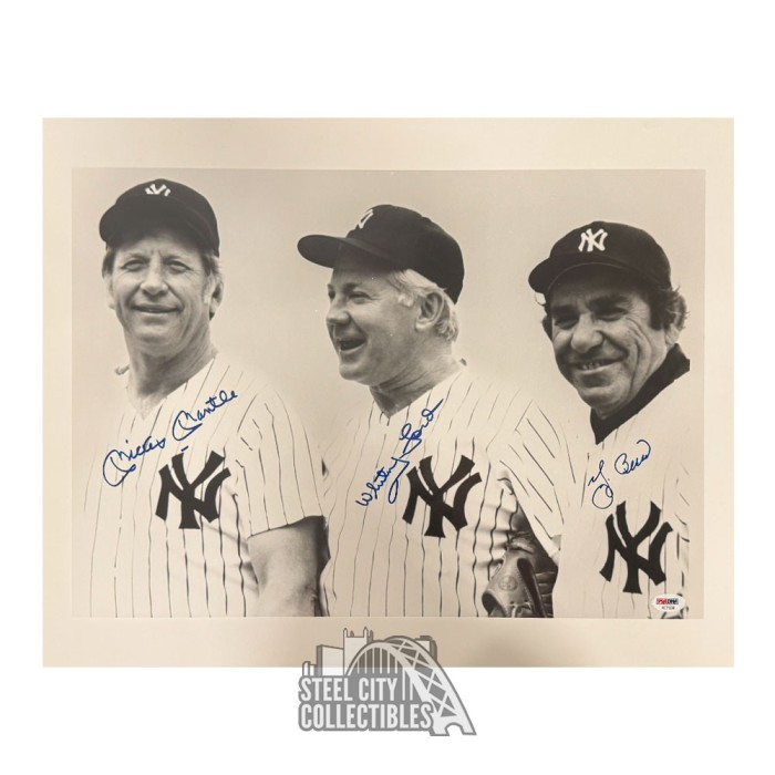 New York Yankees LOT (80) Mantle Gehrig DiMaggio Berra Ford  - Mickey Mantle yogi Berra Whitey Ford joe DiMaggio, NY Yankee display picture 1