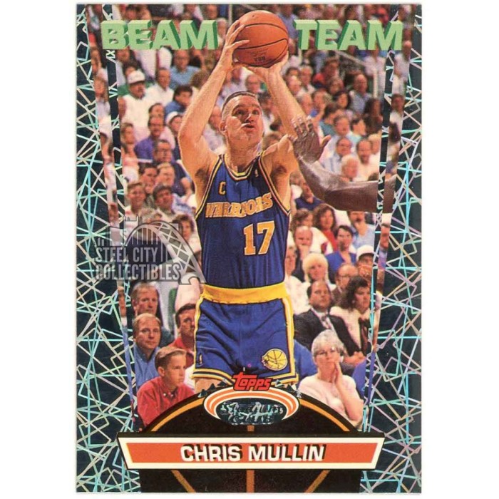Chris Mullin 1992-93 Topps Stadium Club Members Only Beam Team