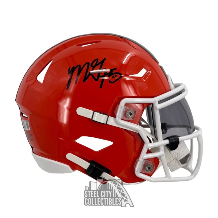 eob football helmet East Tennessee State Buccaneers Riddell Speed Mini ABUS HYP-E ACE helmet Joe Montana Autographed/Signed Notre Selection Pack:Standard (1 set) or get a Mini