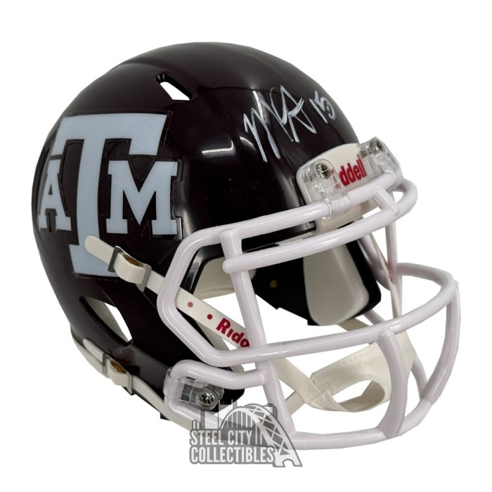 a & m football helmet Texas A&M Aggies Riddell Speed Display It is not to be used for play Myles Garrett Autographed Texas A&M