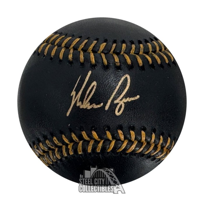 Nolan Ryan Autographed Official Black MLB Baseball - PSA/DNA