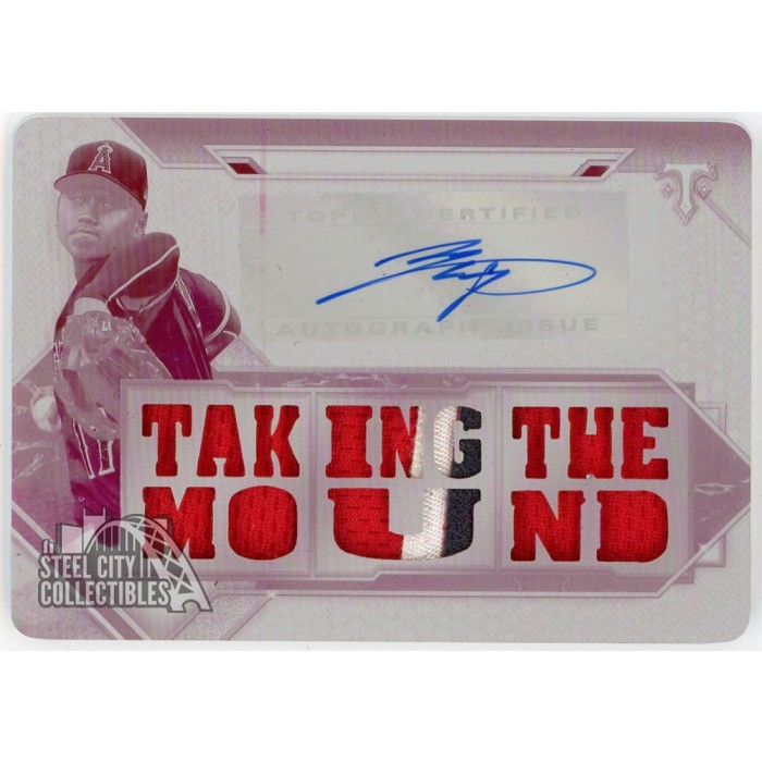 Shohei Ohtani 2021 Topps Triple Threads Patch Autograph White Whale ...