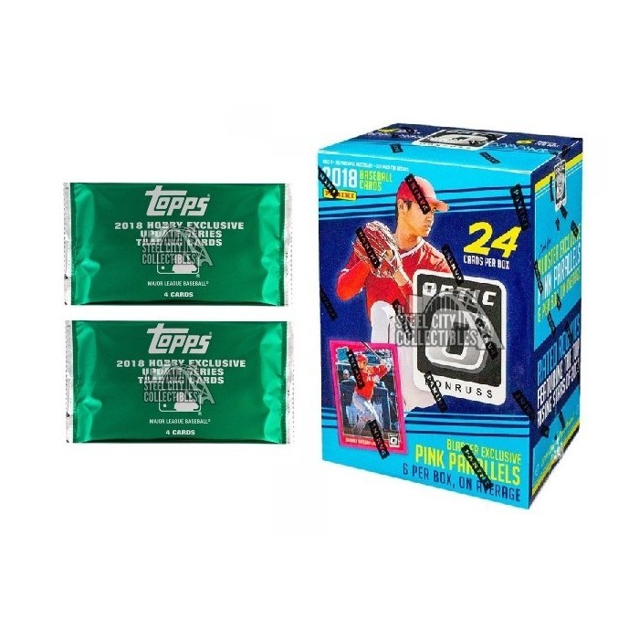 2018 Panini Donruss Optic Blaster & Topps Update Silver TWO Pack
