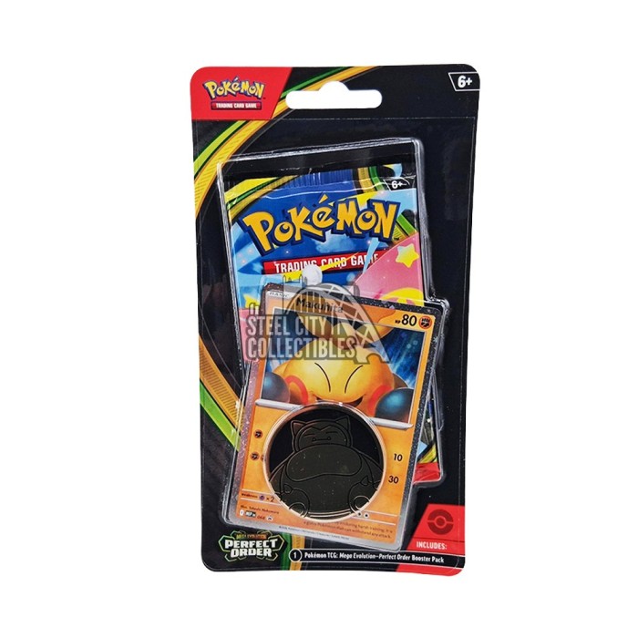 Pokemon Mega Evolution ME3 Perfect Order Checklane Blister Pack | Steel City Collectibles Pokemon Mega Evolution ME3 Perfect Order Checklane Blister Pack | Steel City Collectibles