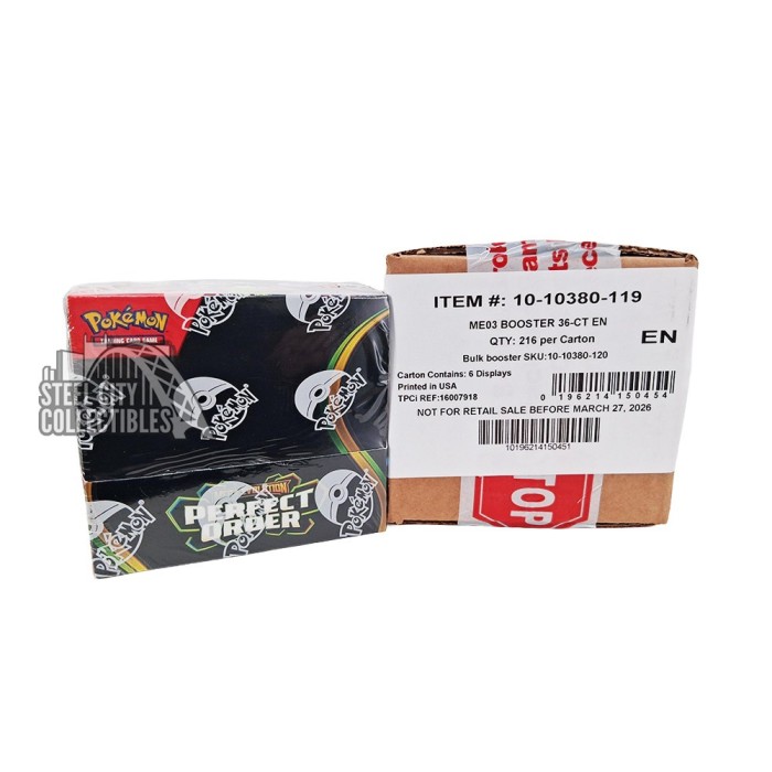 Pokemon Mega Evolution ME3 Perfect Order Booster 6-Box Case | Steel City  Collectibles